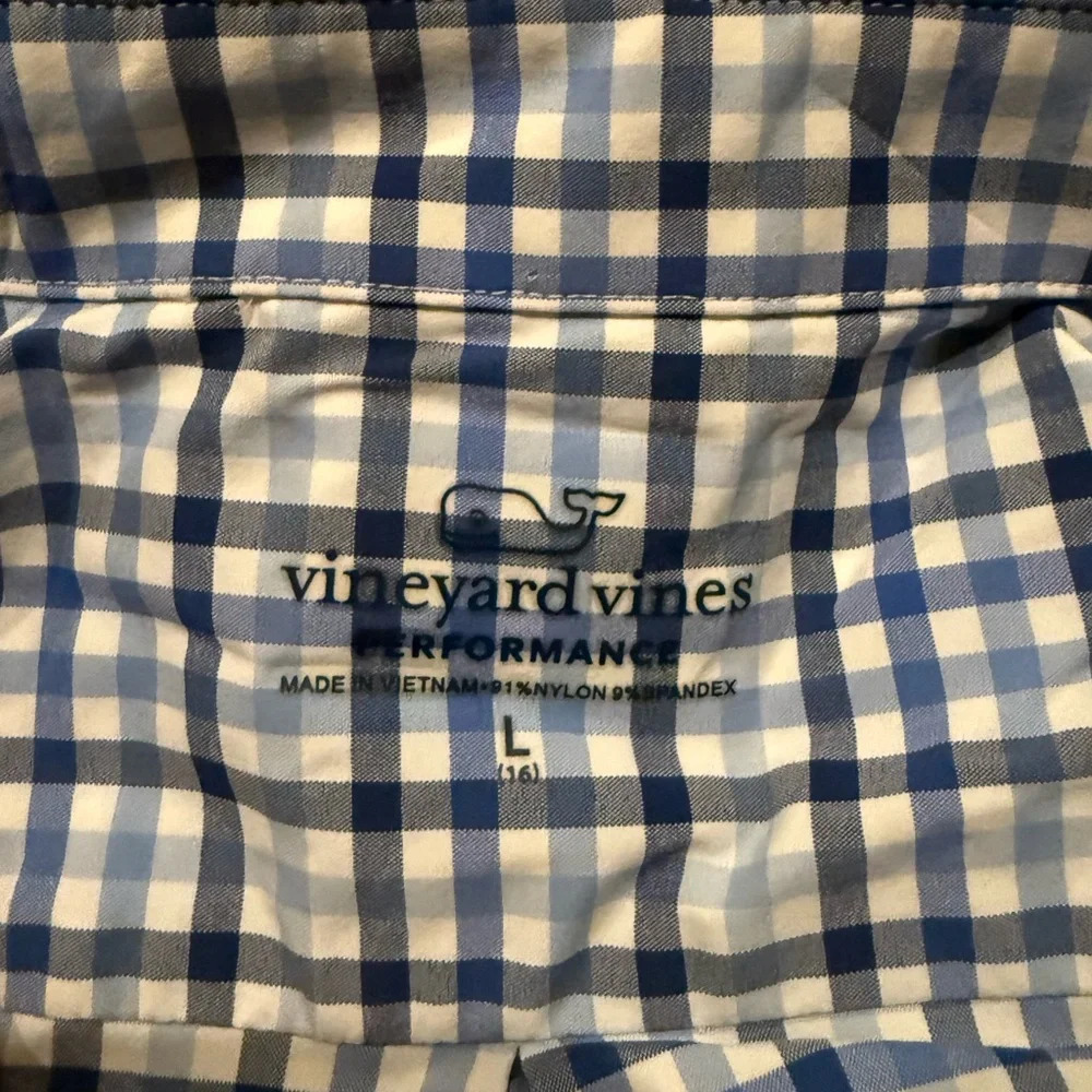 Boys Large Vineyard Vines Button Up - Picture 3 of 3